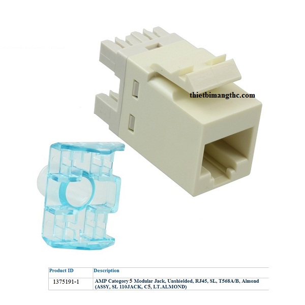 Nhân mạng AMP-Cat5E RJ45 1375191-1